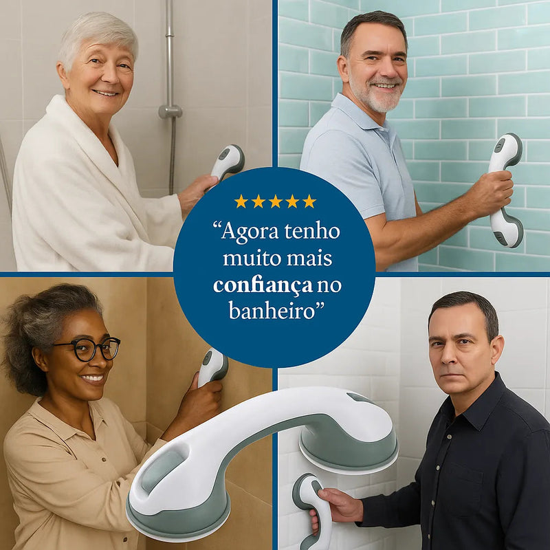 Barra de Apoio Portátil para Banheiro - SafeGrip