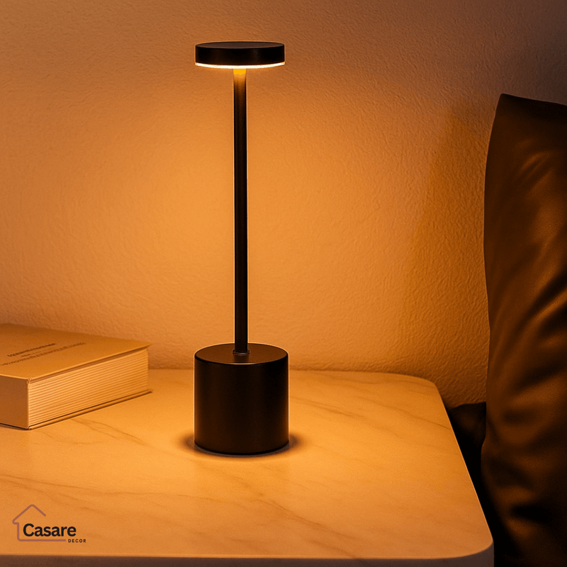 Luminária de Mesa Recarregável Sem Fio