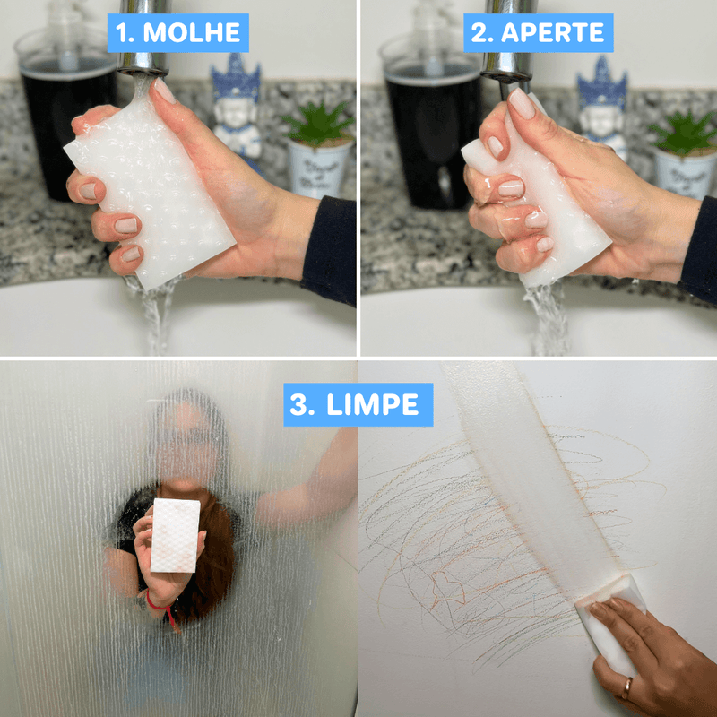 Kits Esponja Mágica Extra Mecx®