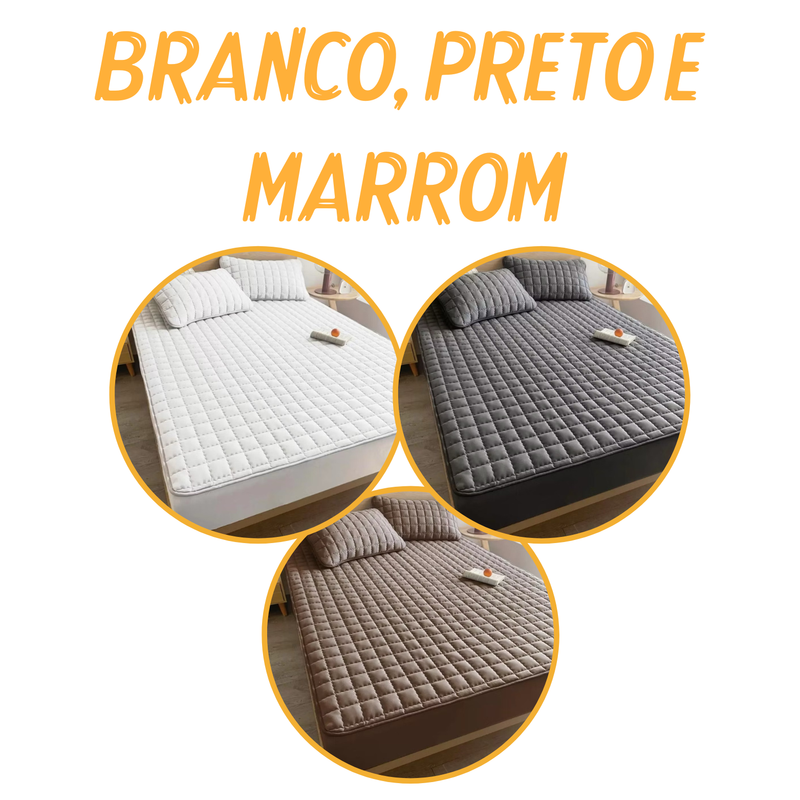 [COMPRE 1, LEVE 3] Acqua Soft - Jogo de Cama Impermeável Premium – Capa + 2 Fronhas